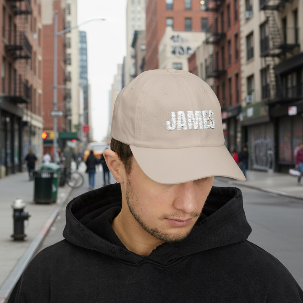 Custom Name Embroidered Dad Cap - Your Name, Your Style