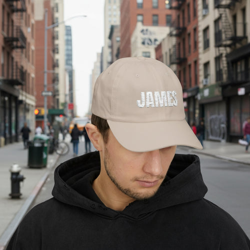 Custom Name Embroidered Dad Cap - Your Name, Your Style