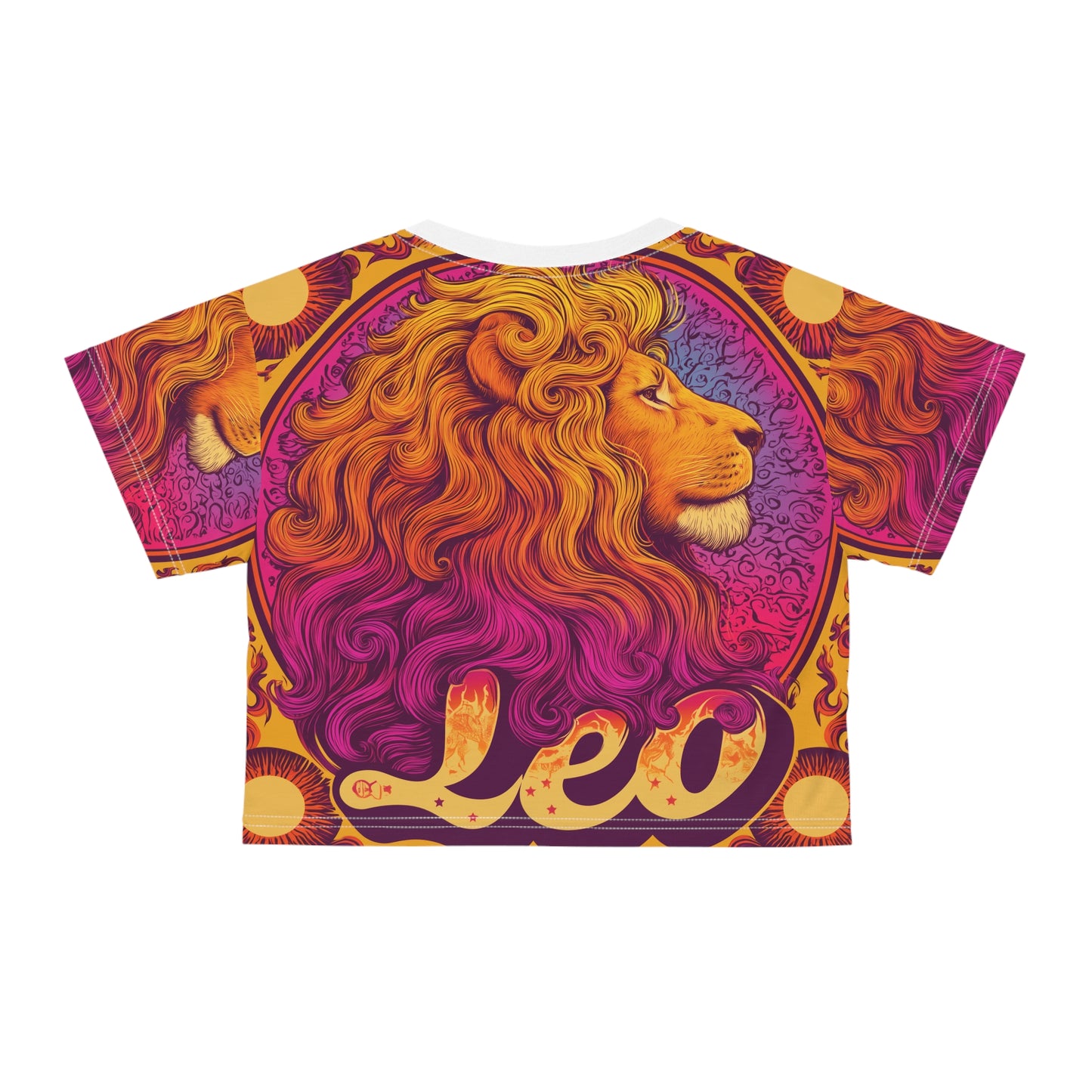 Leo Crop Tee, Zodiac Sign T-Shirt, Astrology Graphic Tee, Horoscope Shirt, Celestial Clothing, Leo Gift