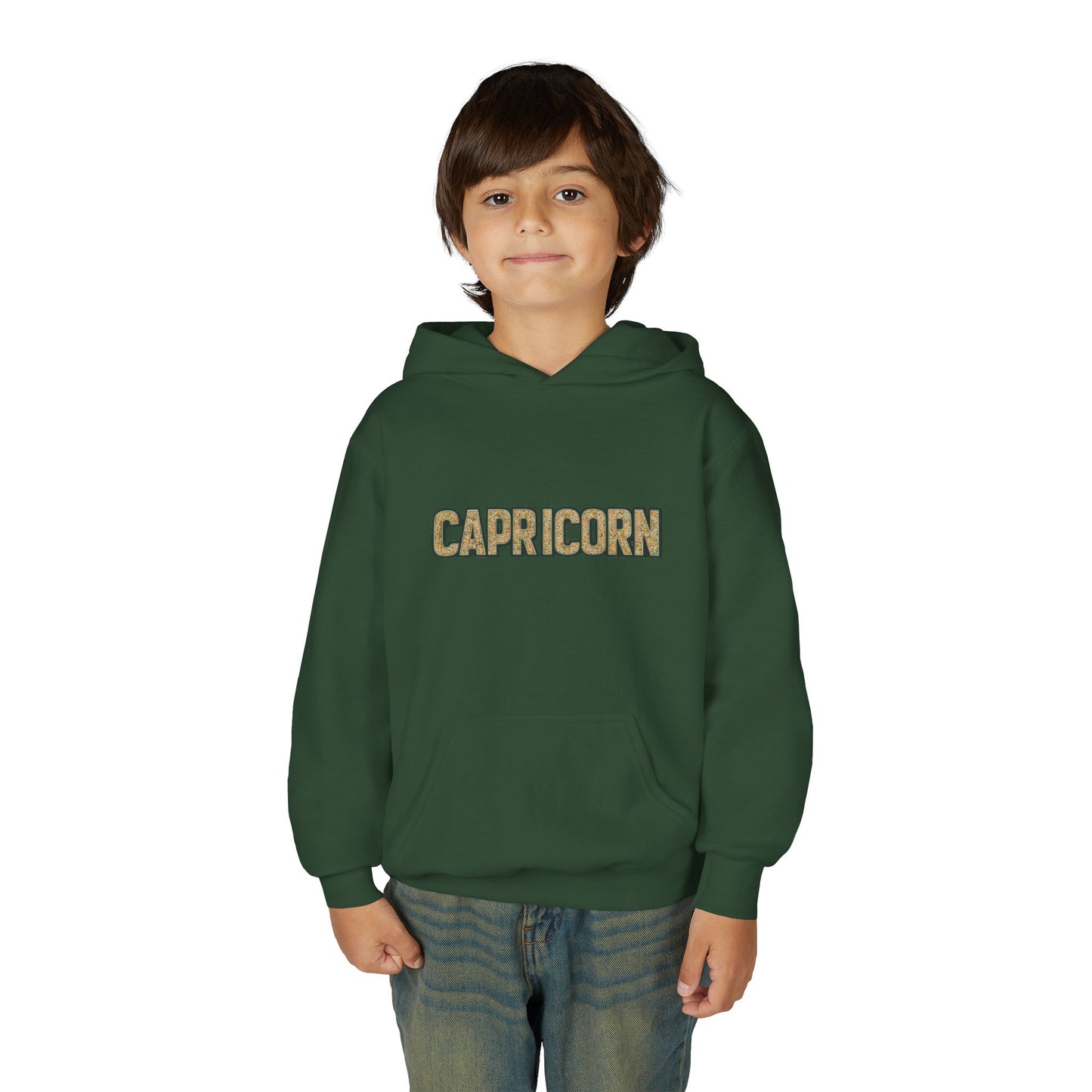 Capricorn Youth Hoodie, Zodiac Sweatshirt, Astrology Gift for Teens, Birthday Present, Cozy Layer for Celebrations