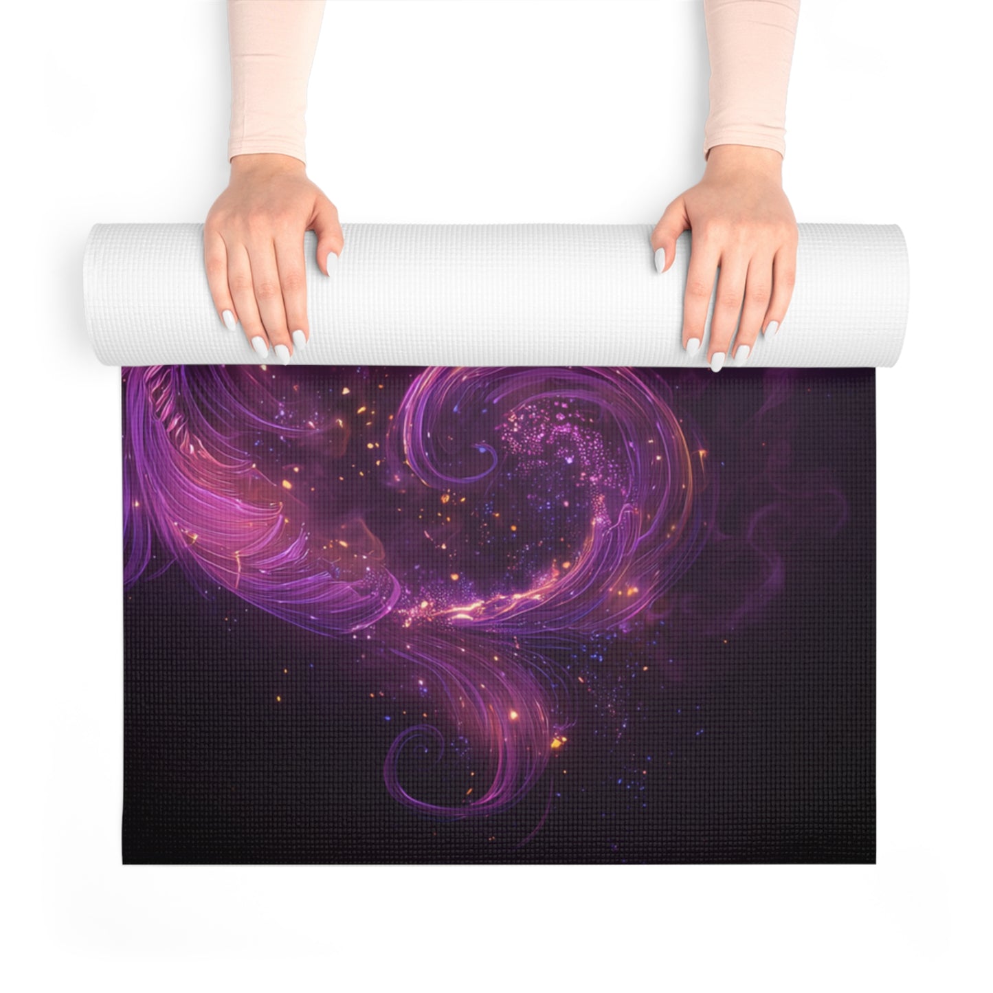 Phoenix Spirit Foam Yoga Mat - Vibrant Design for Mindfulness and Wellness