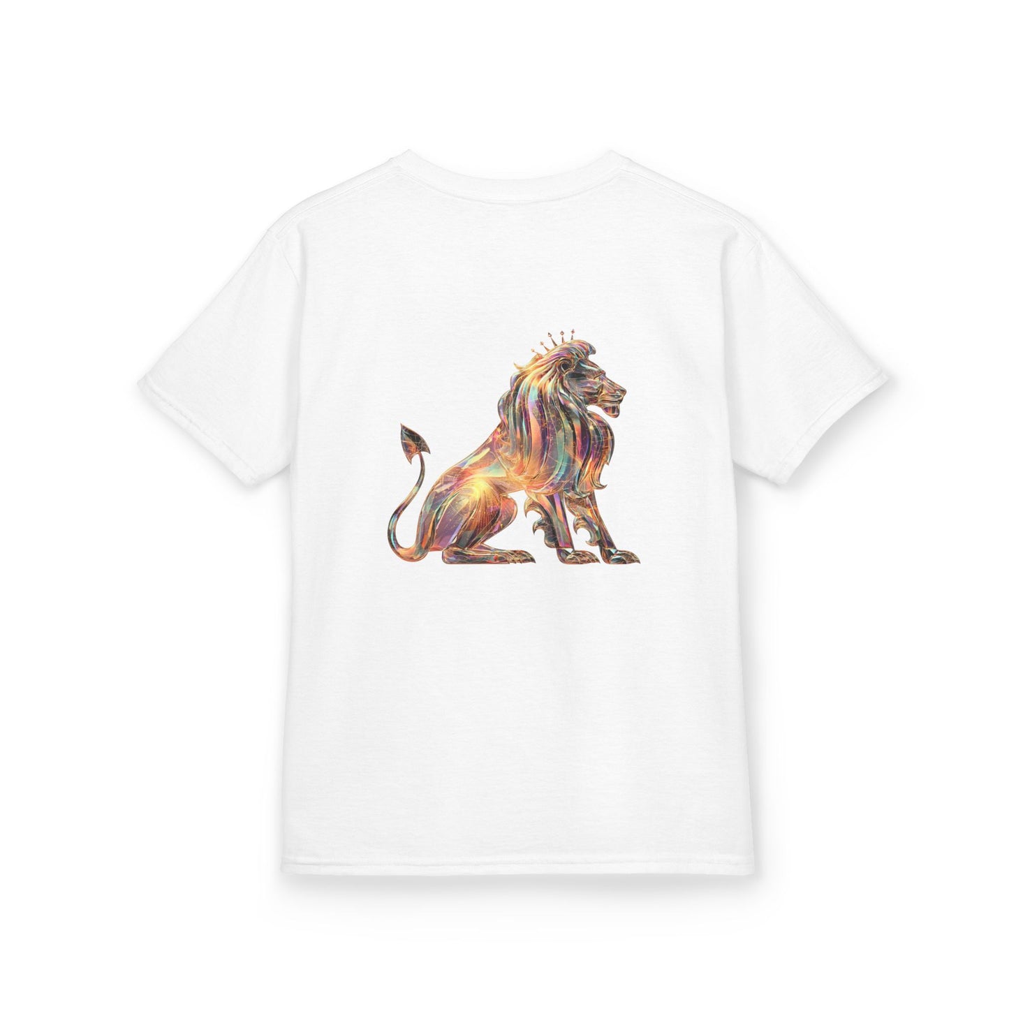 Fire Element Leo Kids Tee | ♌ Brave Heart | Psychedelic Youth Shirt