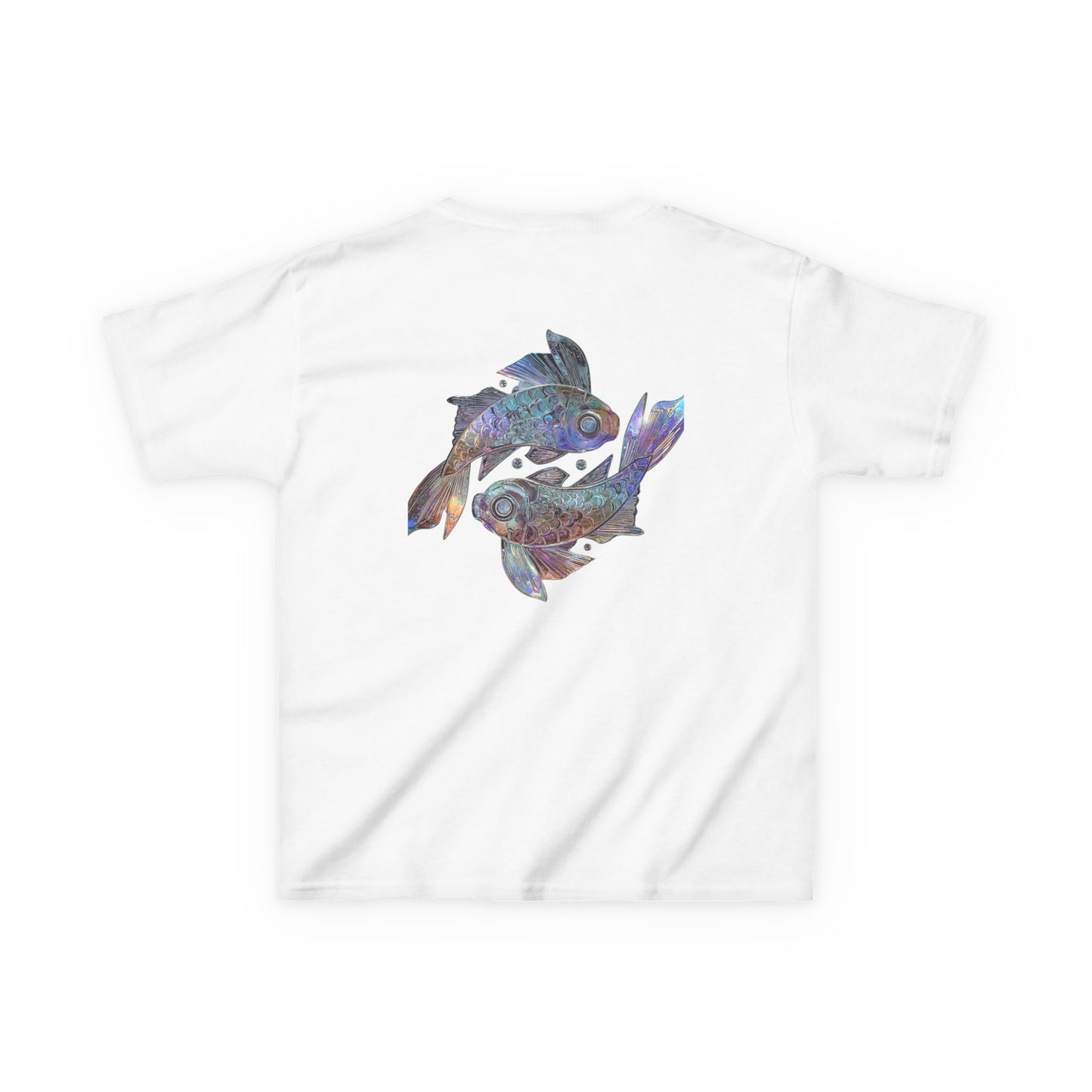 Water Element Pisces Kids Tee | ♓ Dream Flow | Psychedelic Youth Shirt