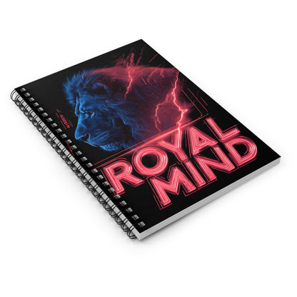 Fire Element Leo Notebook | ♌ Bold Royal Mind | Psychedelic Spiral Journal
