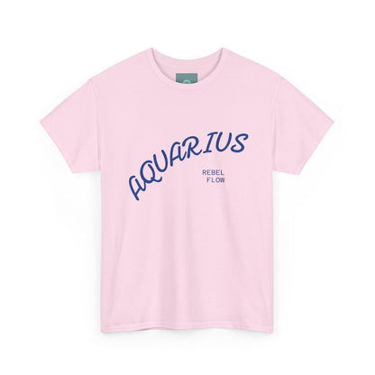 Air Element Aquarius Unisex Tee | ♒ Rebel Flow | Psychedelic Zodiac Shirt