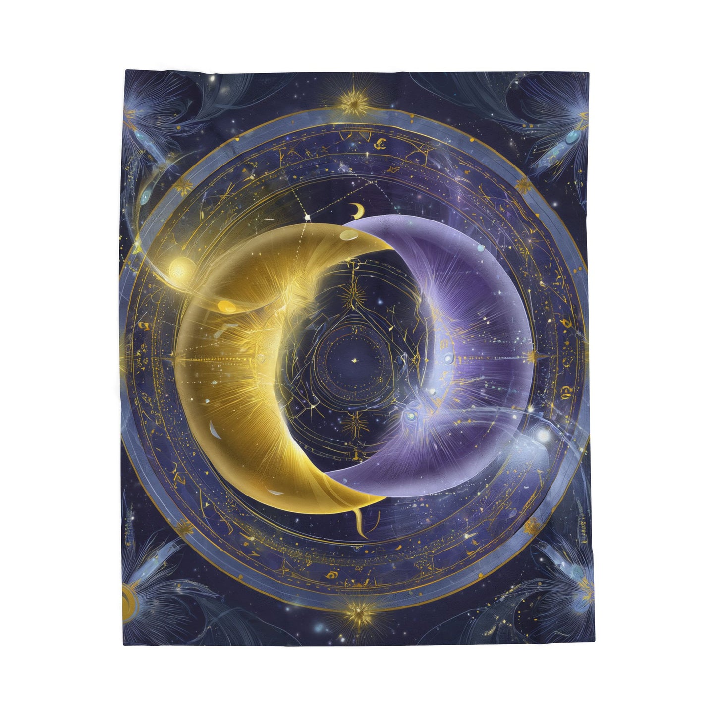 Celestial Velvet Blanket, Cozy Throw for Stargazers, Dreamy Home Decor, Spiritual Gift, Galactical Design for Meditation