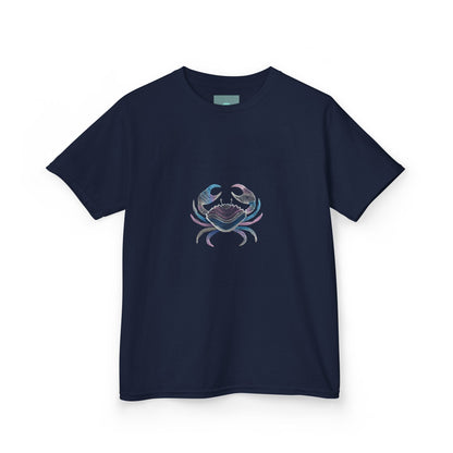 Cute Crab Kids Tee, Children’s Animal T-Shirt, Sea Life Shirt, Ocean-Themed Clothing, Birthday Gift for Kids