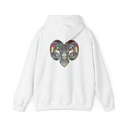 Customisable Aries Hoodie: Fearless Energy Sweatshirt for Astrology Lovers, Celestial Gift, Astrology Apparel, Cozy Hooded Sweatshirt, Zodiac Fashion