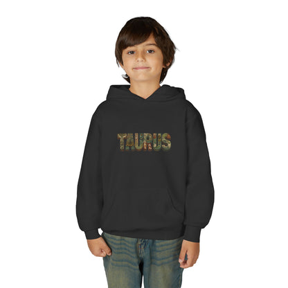 Taurus Hooded Sweatshirt | Youth Heavy Blend | Zodiac Astrology Gift, Astrology Hoodie for Kids, Taurus Apparel, Birthday Gift, [...]