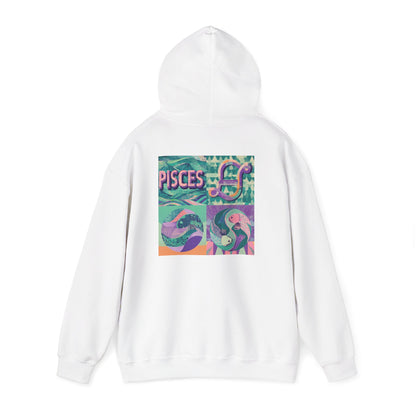 Pisces Graphic Hoodie for Zodiac Lovers, Astrology Gift, Cozy Sweatshirt, Horoscope Apparel, Birthday Clothing, Unisex Style