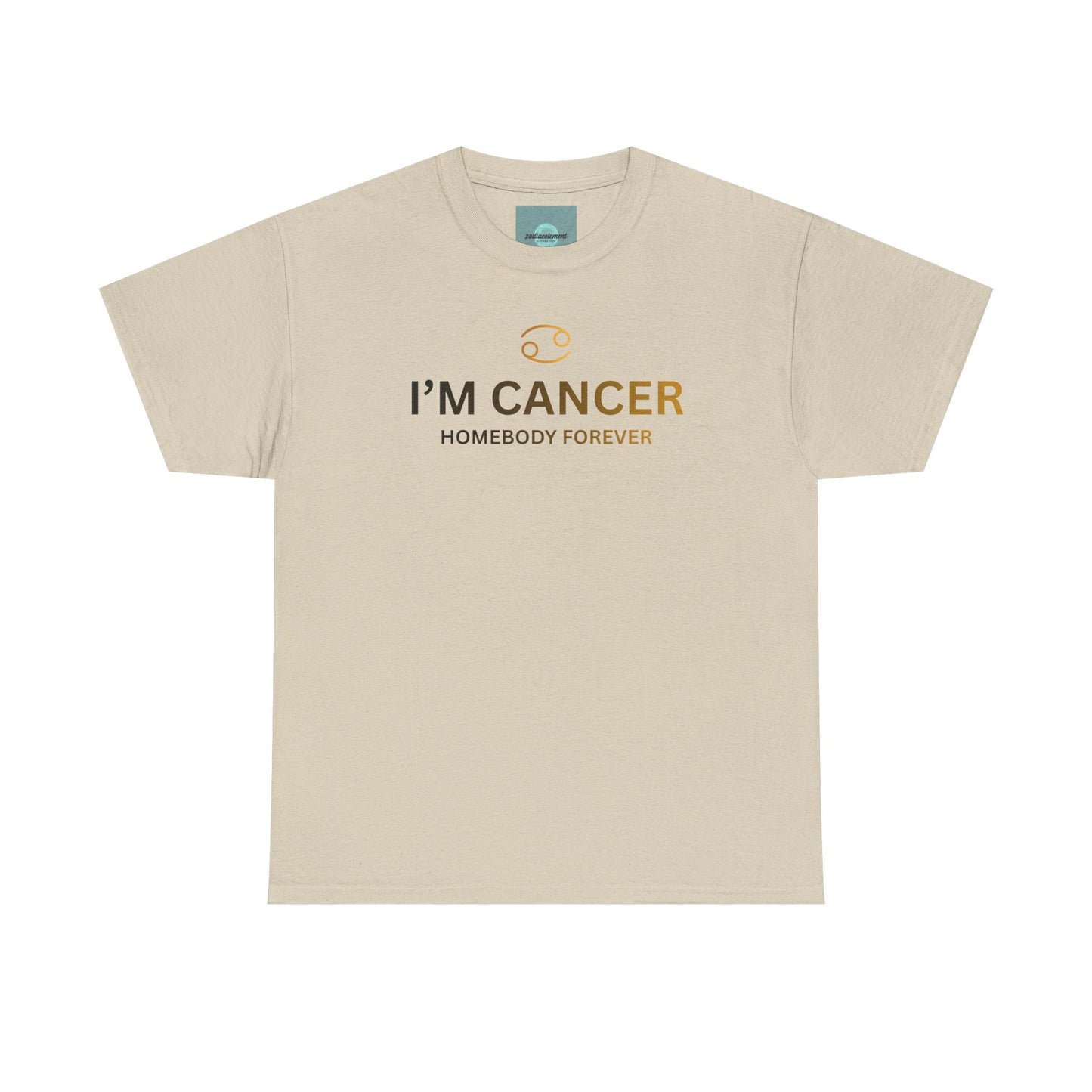 Cancer Zodiac Homebody Forever Tee | Astrology Moon Graphic T-Shirt