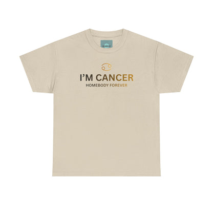 Cancer Zodiac Homebody Forever Tee | Astrology Moon Graphic T-Shirt