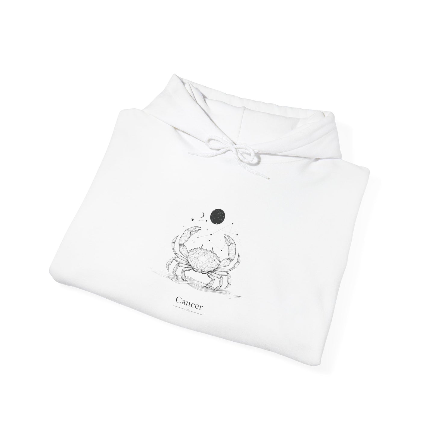 Cozy Crab Graphic Hoodie - Fun Gift for Beach Lovers, Casual Wear, Summer Vibes, Seafood Lover's Apparel, Cute Sweatshirt for Friends