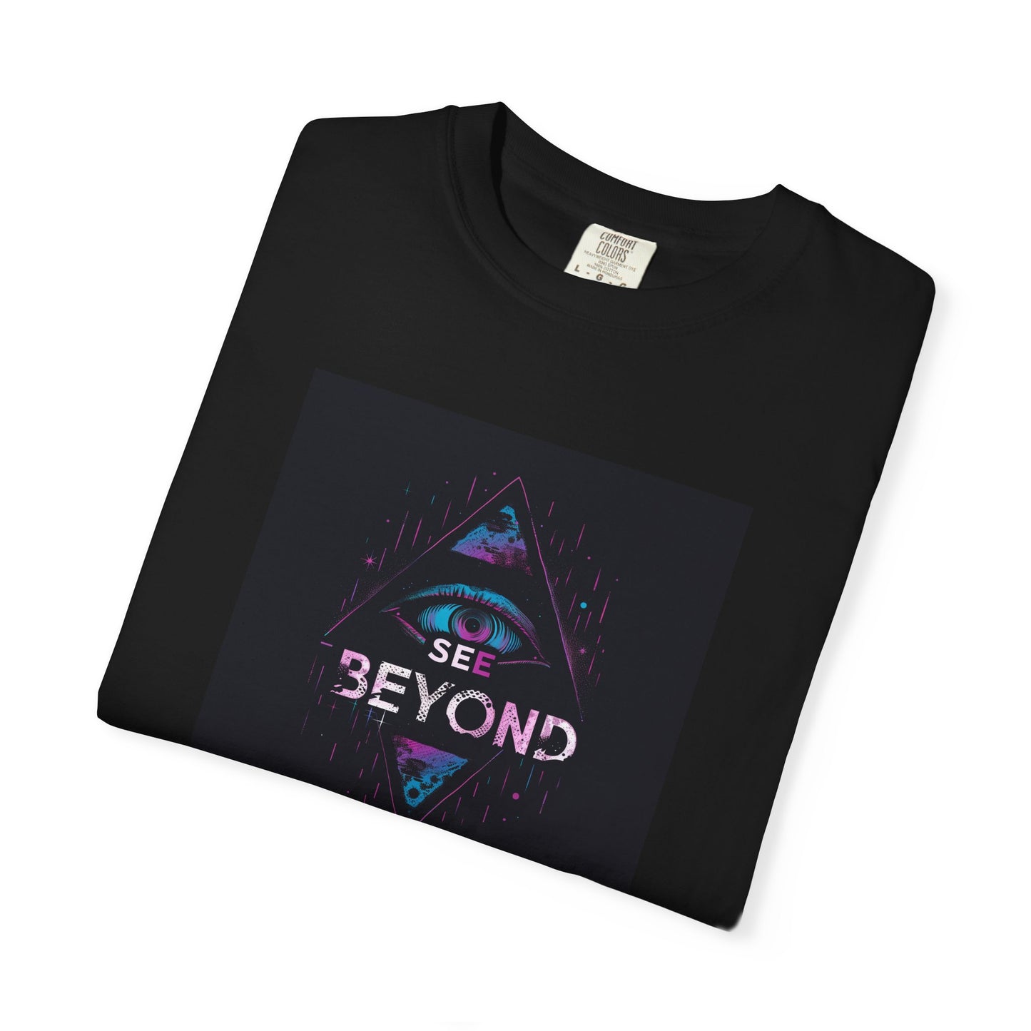 Cosmic Vision T-Shirt - Vibrant Graphic Tee for Art Enthusiasts, Unisex Gift, Everyday Wear, Festival Style, See Beyond Design