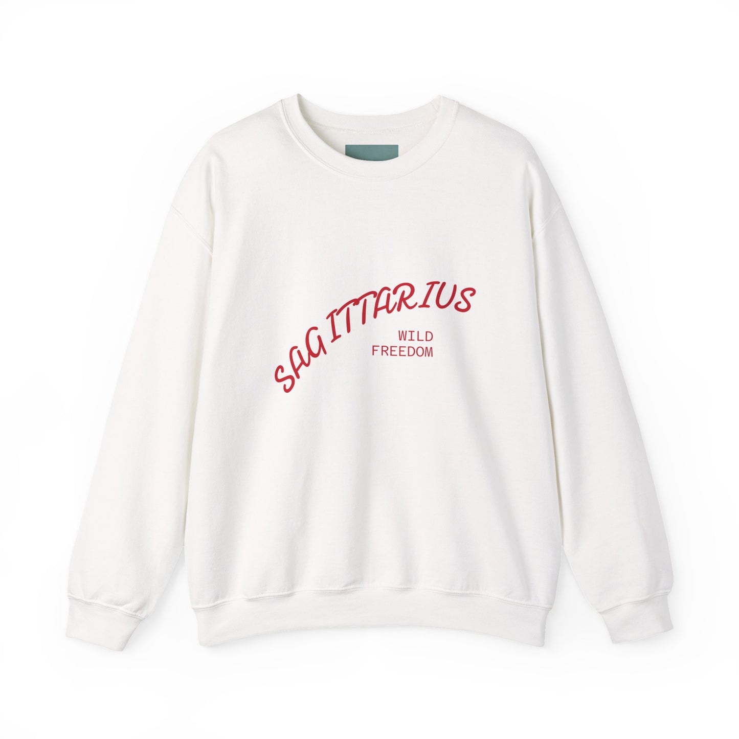 Fire Element Sagittarius Crewneck Sweatshirt | ♐ Freedom Spirit | Psychedelic Zodiac Apparel