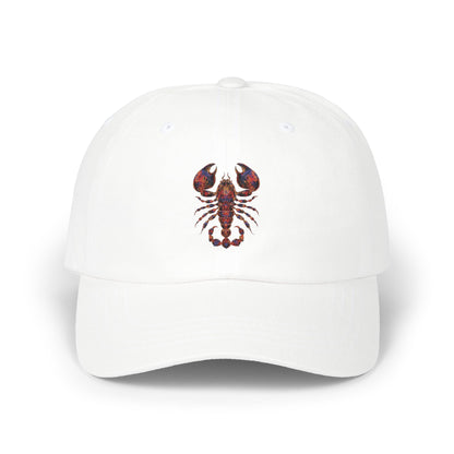 Lobster Embroidered Dad Cap, Casual Summer Hat, Gift for Seafood Lovers, Fun Beach Accessory, Unique Dad Gift