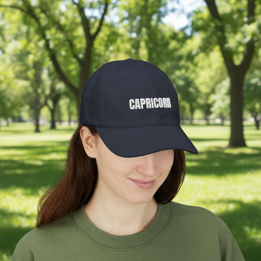 Capricorn Embroidered Dad Cap — Zodiac Astrology Baseball Hat