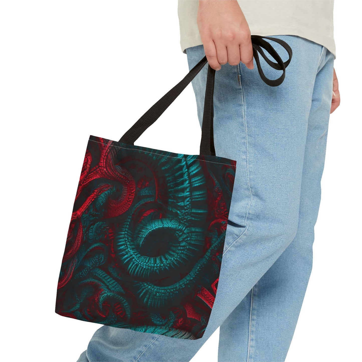 Fire Element Aries Tote Bag | ♈ Mystical Swirl | Psychedelic Carryall