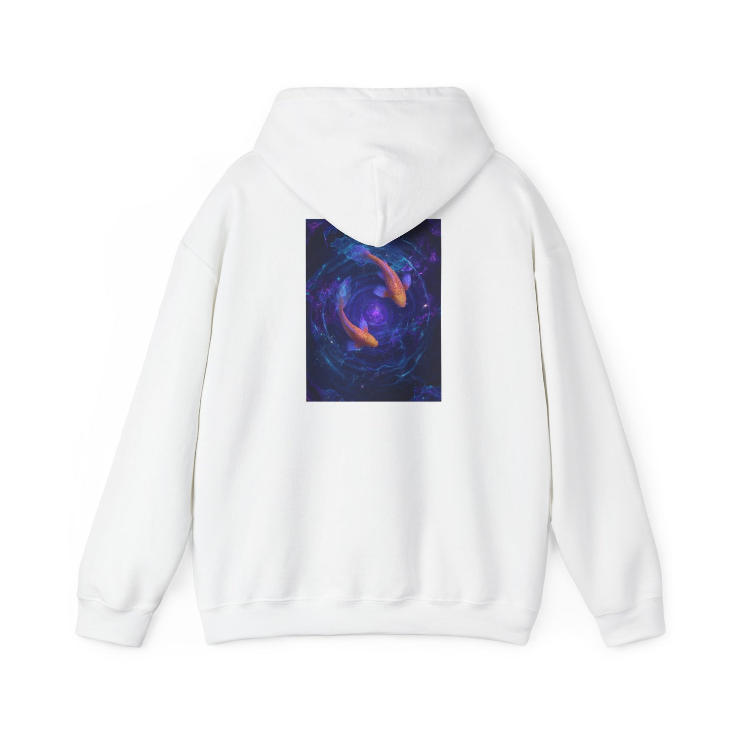 Pisces Water Element Galaxy Koi Hoodie - Zodiac Dreamer Pullover, Astrology Gift, Celestial Fish Design