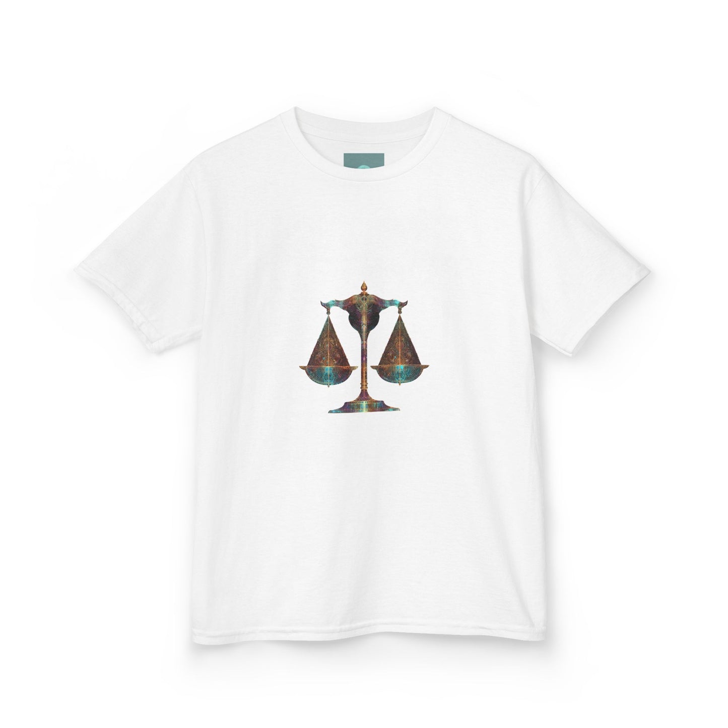 Kids Justice Scale Tee - Fun Graphic T-Shirt for Little Lawyers, Legal Theme Gift, Birthday, Back to School, Everyday Wear