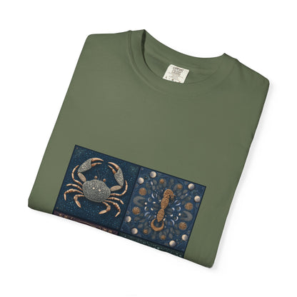 Ocean-Inspired Graphic T-Shirt for Nature Lovers, Beach Vibes, Summer Apparel, Astrology Gift, Unisex Casual Wear
