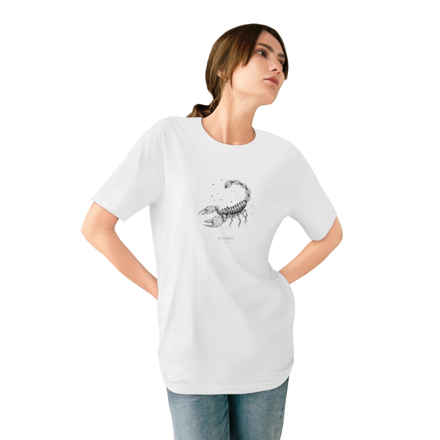 Scorpion Organic T-Shirt - Nature Lover's Apparel, Eco-Friendly Gift, Birthday Present, Casual Wear, Unique Design