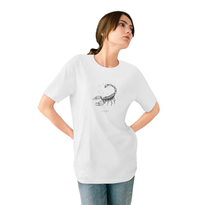 Scorpion Organic T-Shirt - Nature Lover's Apparel, Eco-Friendly Gift, Birthday Present, Casual Wear, Unique Design