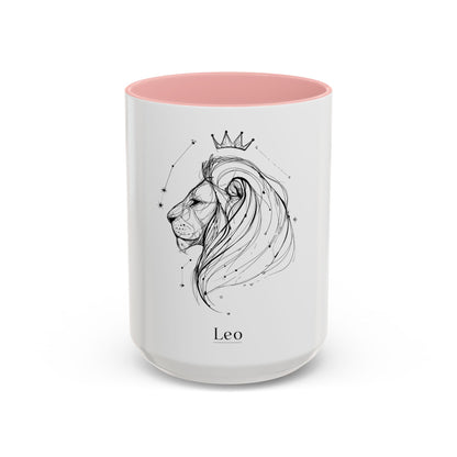 Leo Zodiac Coffee Mug - Astrology Lover Gift, Birthday Mug, Custom Star Sign, Horoscope Cup, Celestial Decor