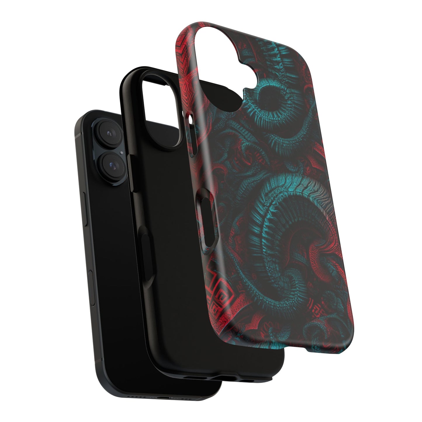 Air Element Gemini Tough Phone Case | ♊ Twin Currents | Psychedelic Protection