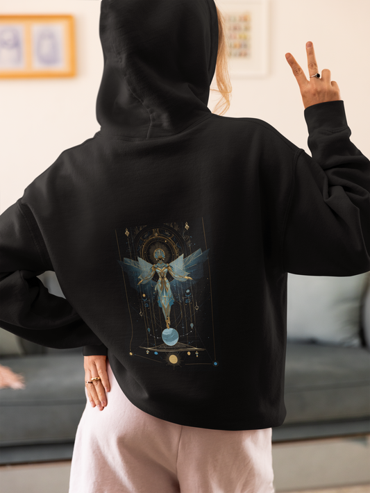 Libra Air Element Cosmic Dreamer Heavy Blend Hoodie - Zodiac Harmony Pullover, Astrology Gift, Celestial Balance Design